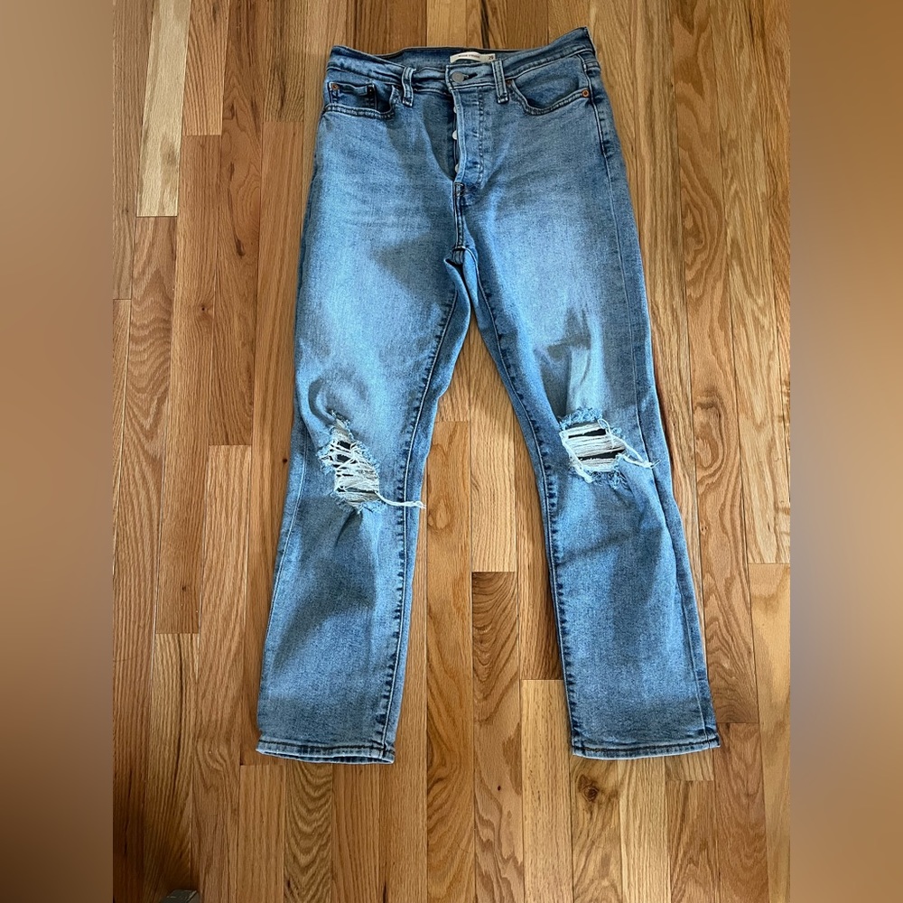 Levi Wedgie Straight Jeans